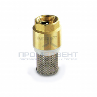 Клапан донный Pedrollo VF 1.5 - 1"1/2 (с сеточкой, латунь)