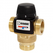 Клапан термостатический смесительный ESBE VTA572 - 1" (НР/НР, PN10, регулировка 10-30°C, KVS 4.5)