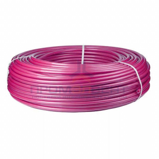 Труба из сшитого полиэтилена BERGERR PINK - 16x2.0 (PE-Xa/EVOH, PN6, 95°C, бухта 200м цвет розовый)