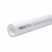 Труба полипропиленовая армированная стекловолокном VALTEC PP-FIBER - 90x15.0 (PN25, штанга 4 м.)