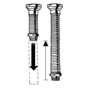 Удлинитель трубный из нержавеющей стали Meibes Inoflexi Ду32 (1"1/4 x 1"1/4) 105-210 мм