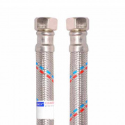 Подводка для воды гибкая Industrias Mateu GIGANTE (Гайка/Гайка) - 3/4" (длина 800 мм)