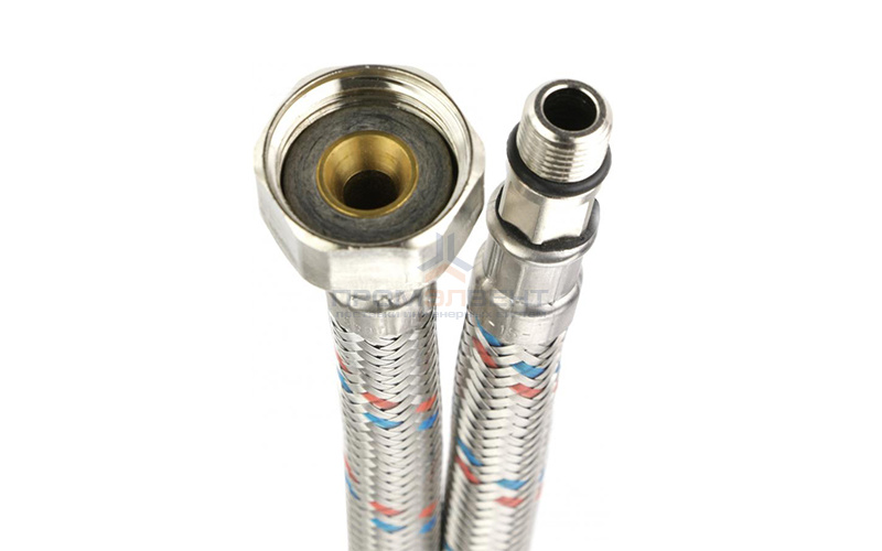 Подводка под смеситель гибкая Industrias Mateu (Штуцер/Гайка) - М10-18 x 1/2