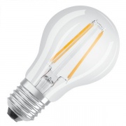Лампа филаментная светодиодная OSRAM CLAS A60 6.5W(60W) 827 DIM 220-240V E27 240° L105x60mm Filament